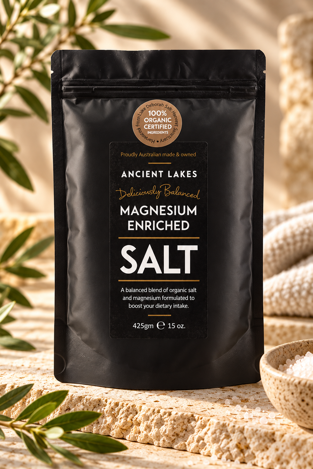Ancient Lakes - Magnesium Enriched Salt