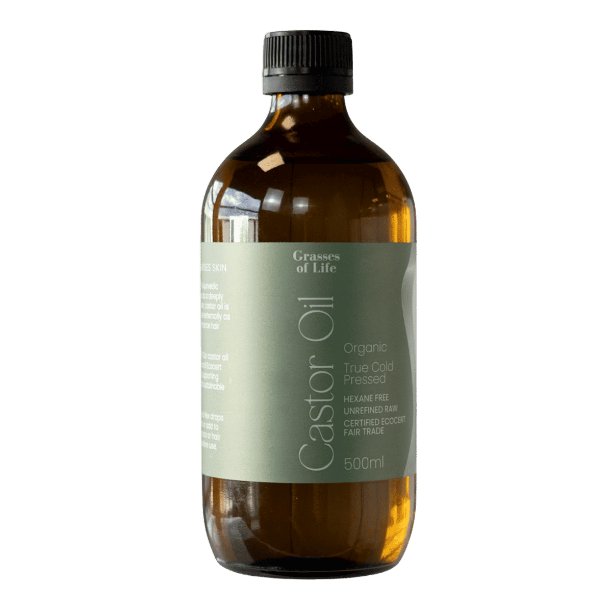Grasses of Life Castor Oil - 500 mL