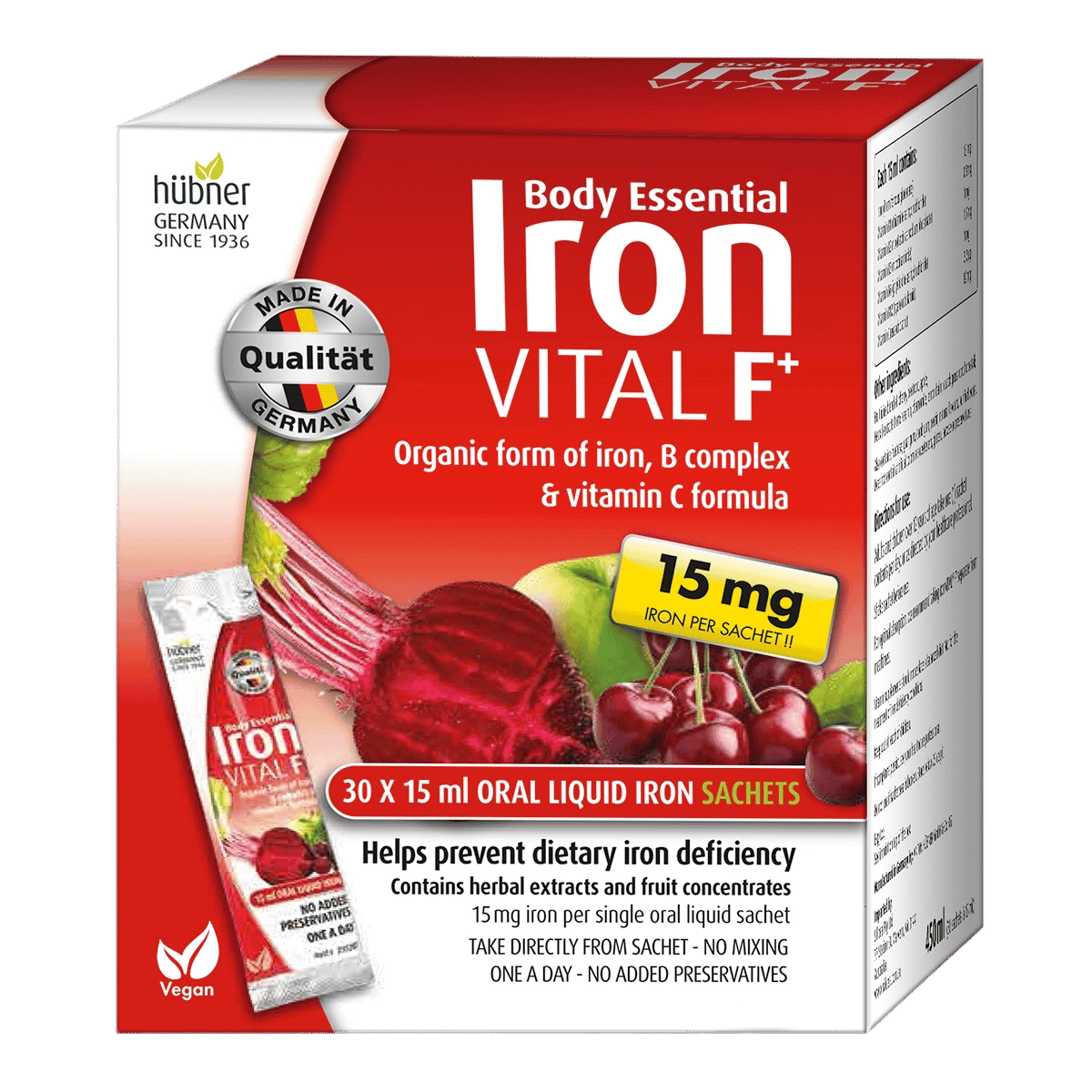 Iron Vital Body Essential Iron Vital F+ - 30 sachets