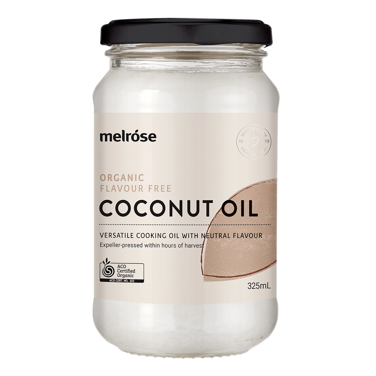 Melrose Organic Flavour Free Coconut Oil - 325 mL