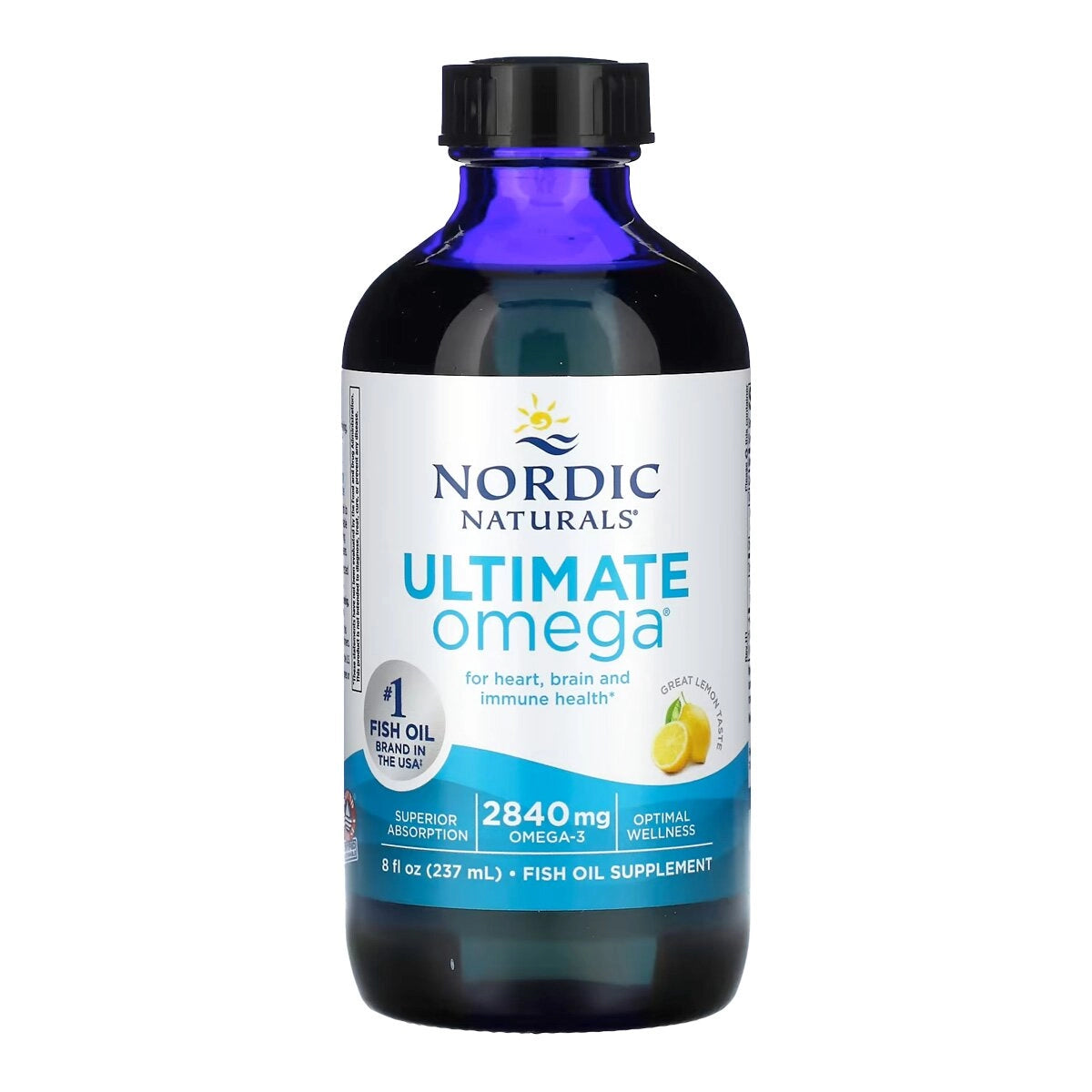Nordic Naturals Ultimate Omega Liquid - 237 mL Lemon