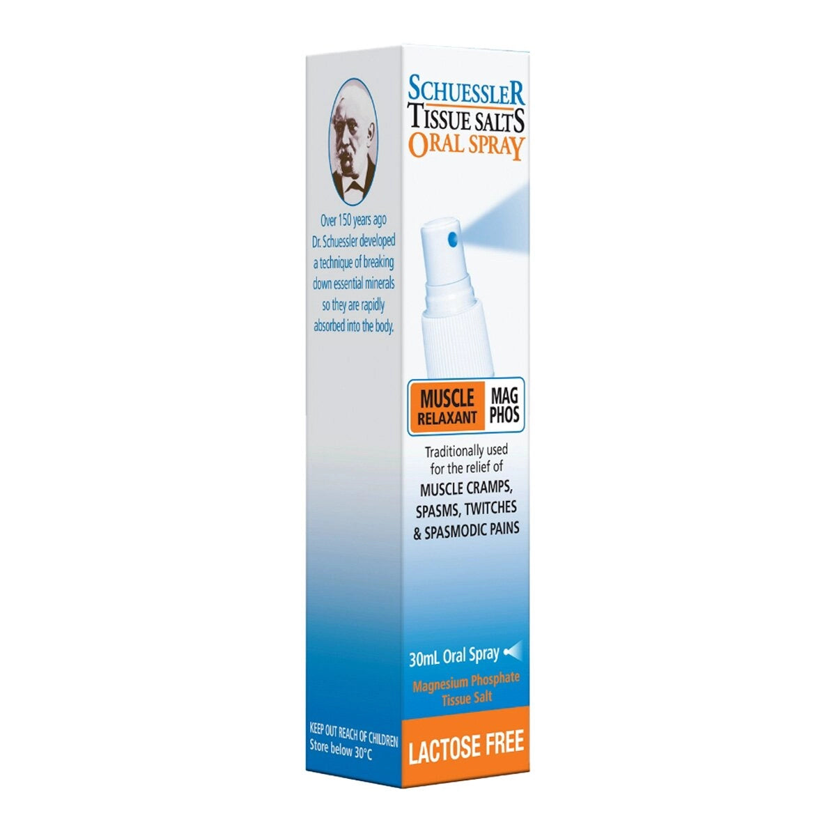 Schuessler Tissue Salts Muscle Relaxant Mag Phos Spray - 30 mL