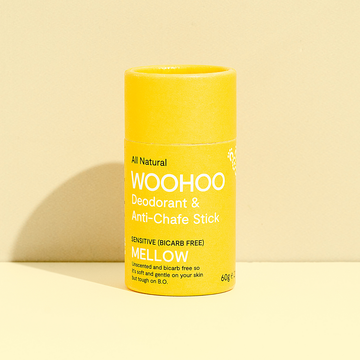 Woohoo Body Deodorant & Anti-Chafe Stick - 60 g Mellow