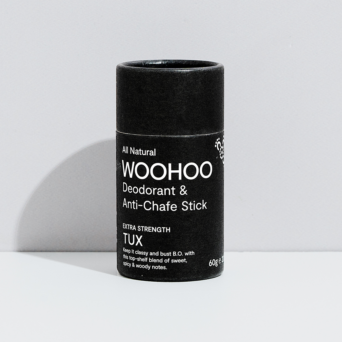 Woohoo Body Deodorant & Anti-Chafe Stick - 60 g Tux