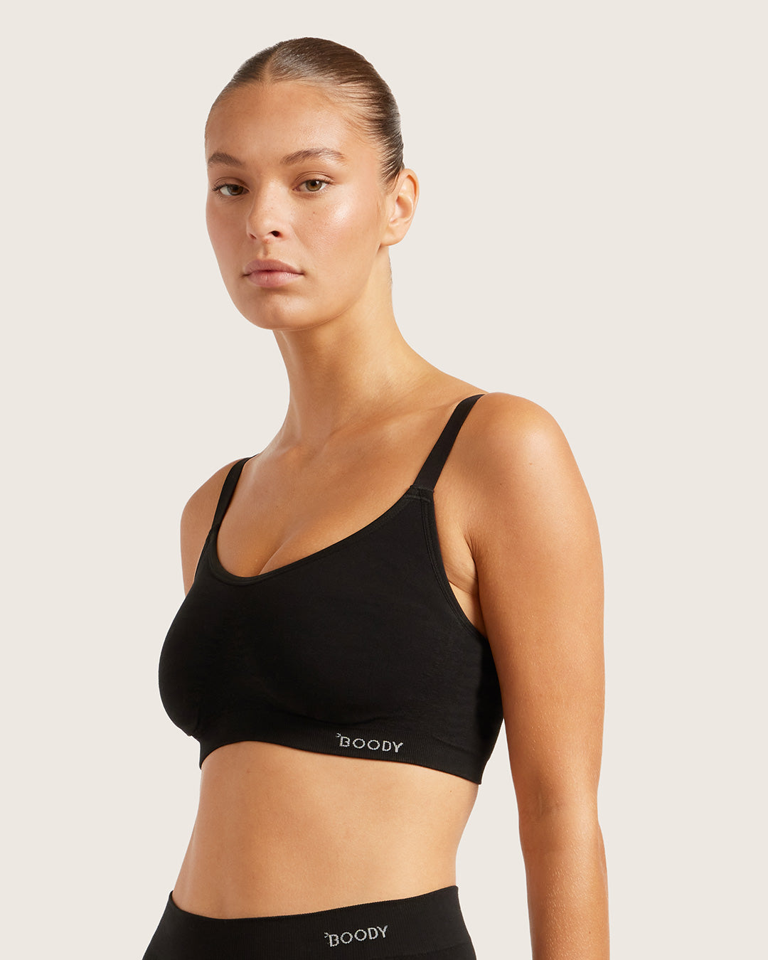 Boody Full Bust Wireless Bra – Black