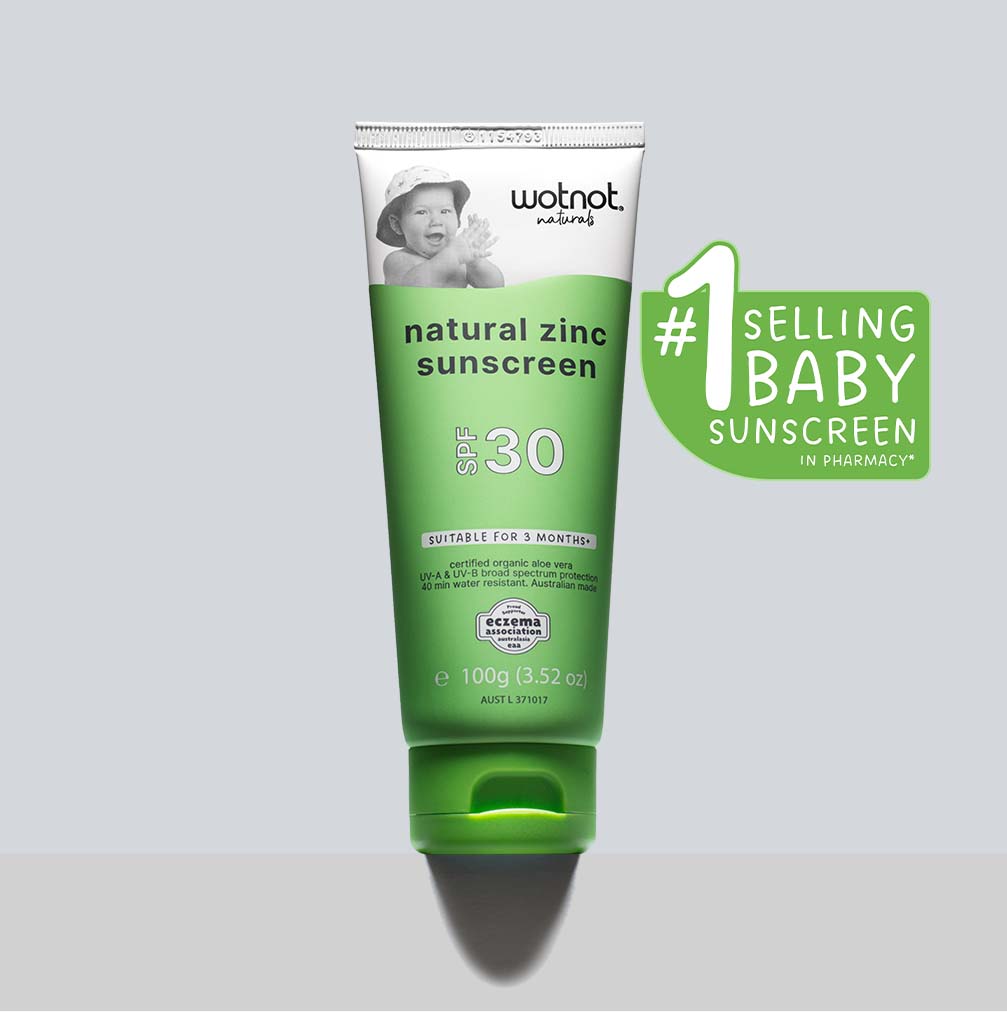 Wotnot Natural Zinc Sunscreen SPF 30 Suitable For 3 Months+ 100g – additional image 6