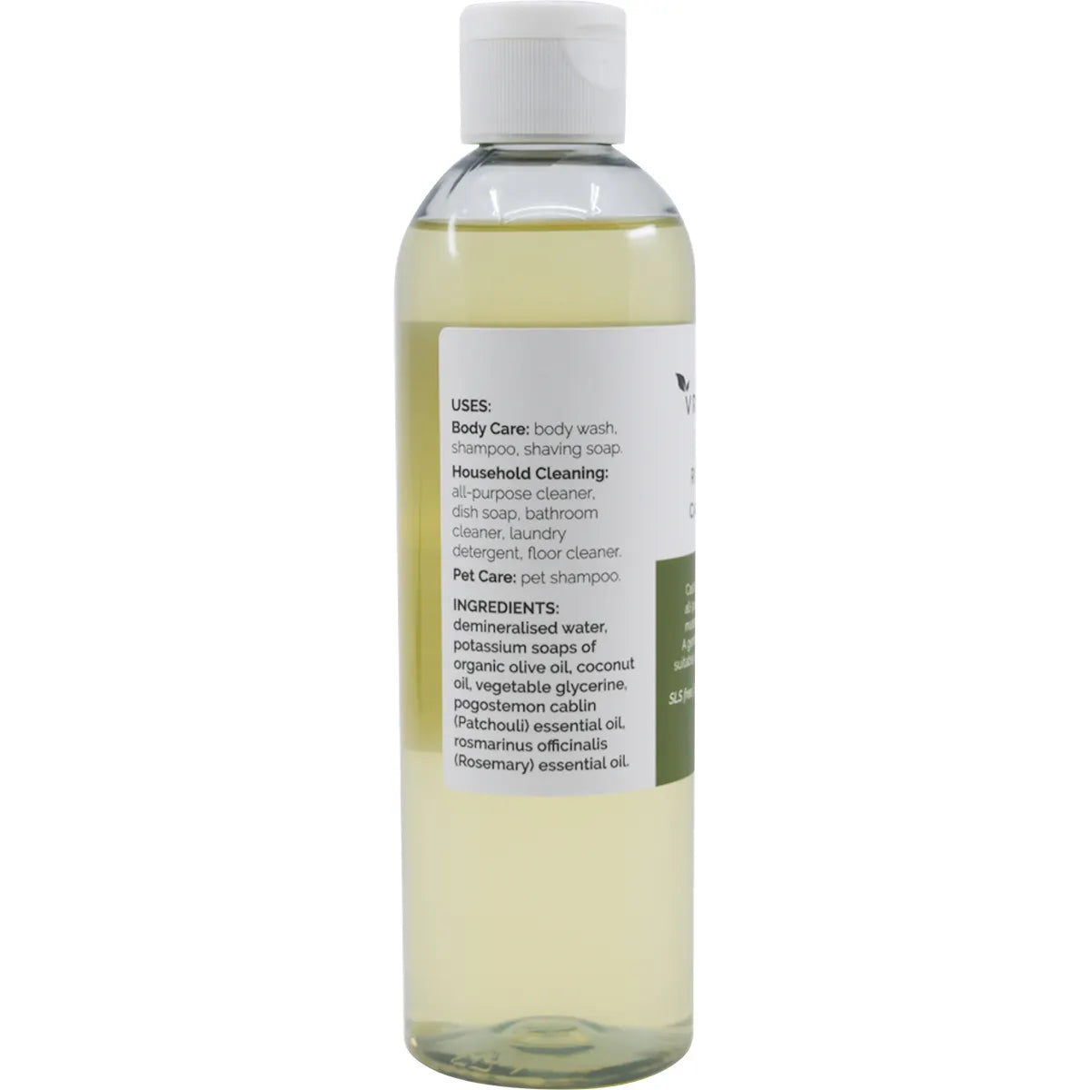 Vrindavan Castile Soap Rosemary 250ml – additional image 2