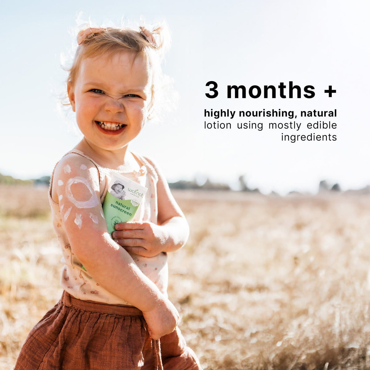 Wotnot Natural Zinc Sunscreen SPF 30 Suitable For 3 Months+ 100g – additional image 4