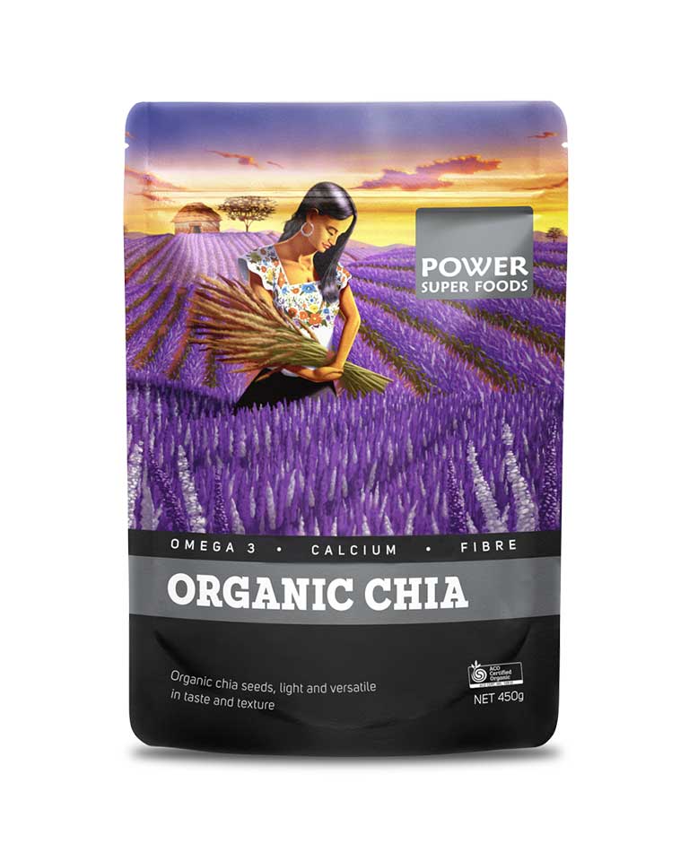 Power Super Foods Organic Chia Seeds - 450 g