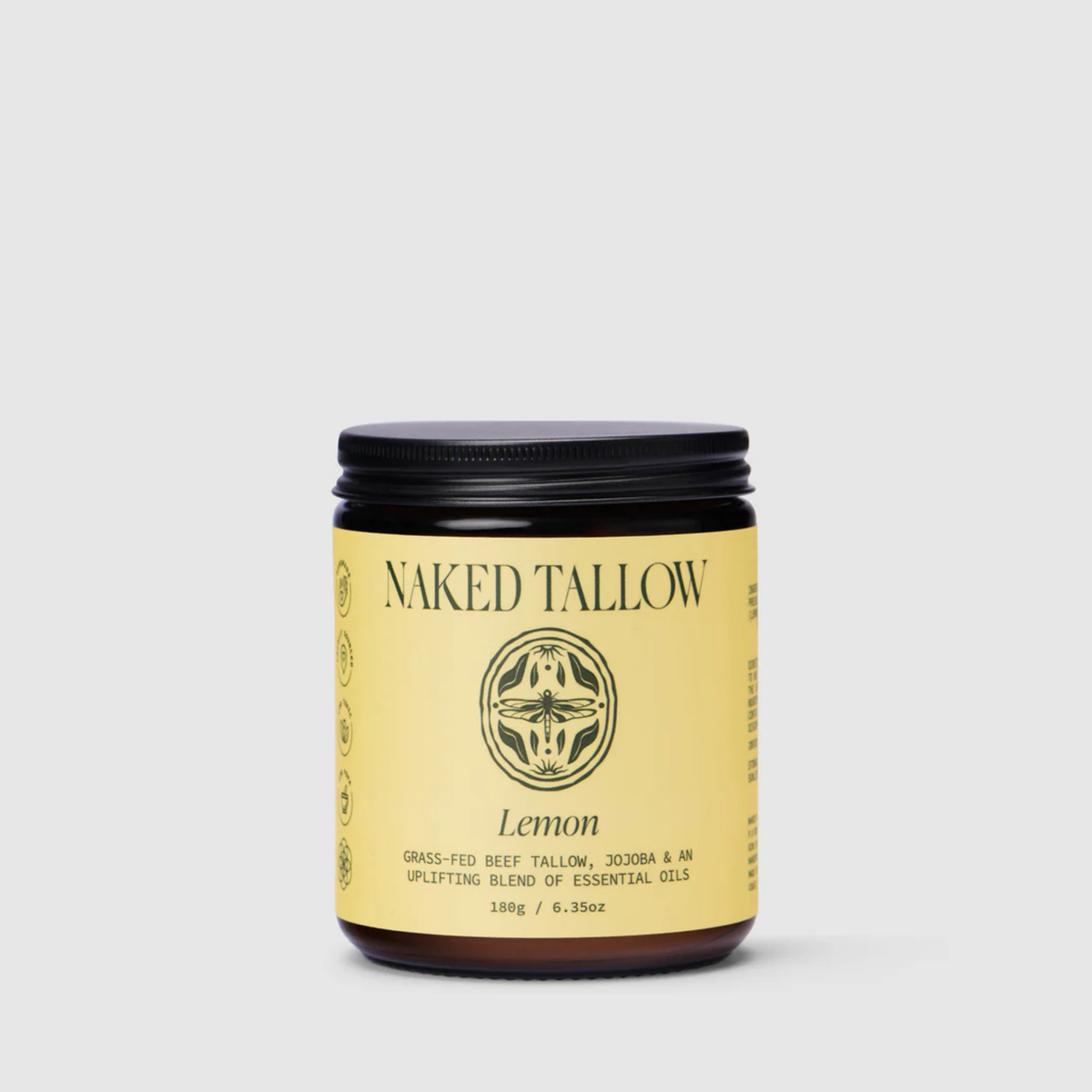 Naked Tallow Naked Lemon Tallow Cream 220ml