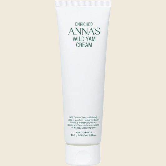 Anna's Wild Yam Cream Menstrual & Menopausal Symptoms 100g