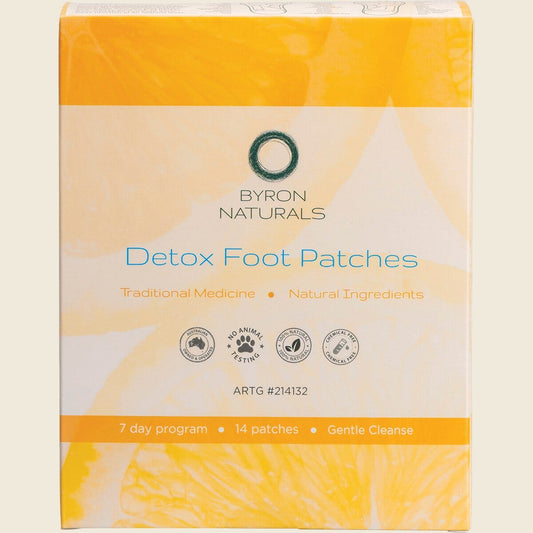 Byron Naturals Foot Patches (Contains 14 Patches) 7 Pairs