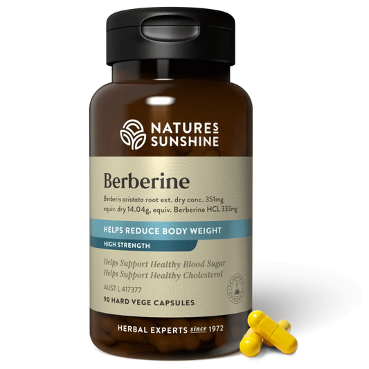 Nature's Sunshine Berberine 90 Hard Vege Capsules