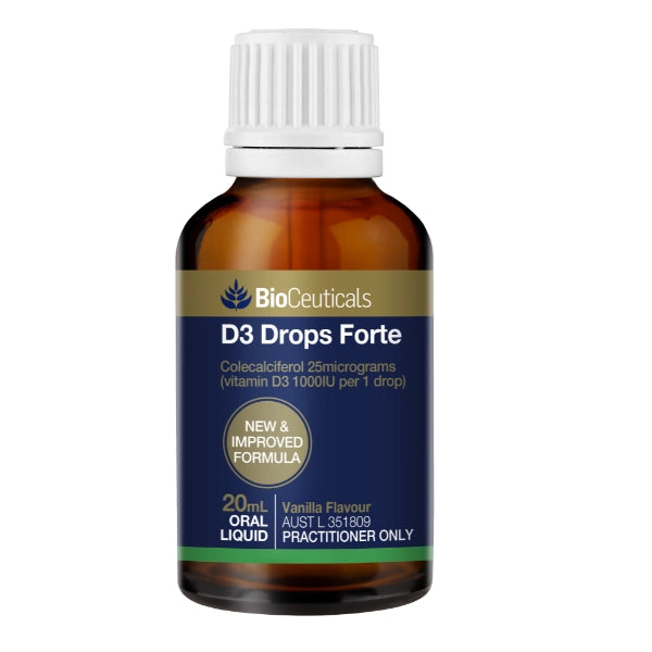 BioCeuticals D3 Drops Forte - 20 mL Vanilla