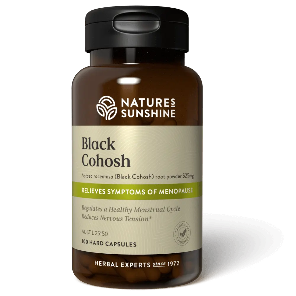 Nature's Sunshine Black Cohosh 525mg 100 Capsules