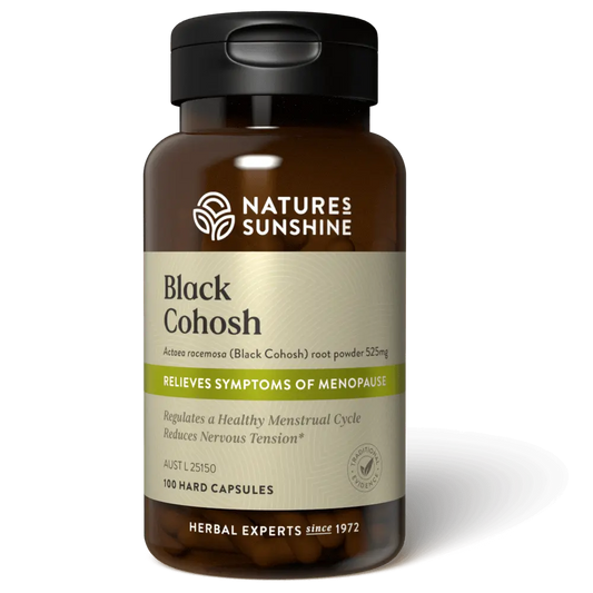 Nature's Sunshine Black Cohosh 525mg 100 Capsules