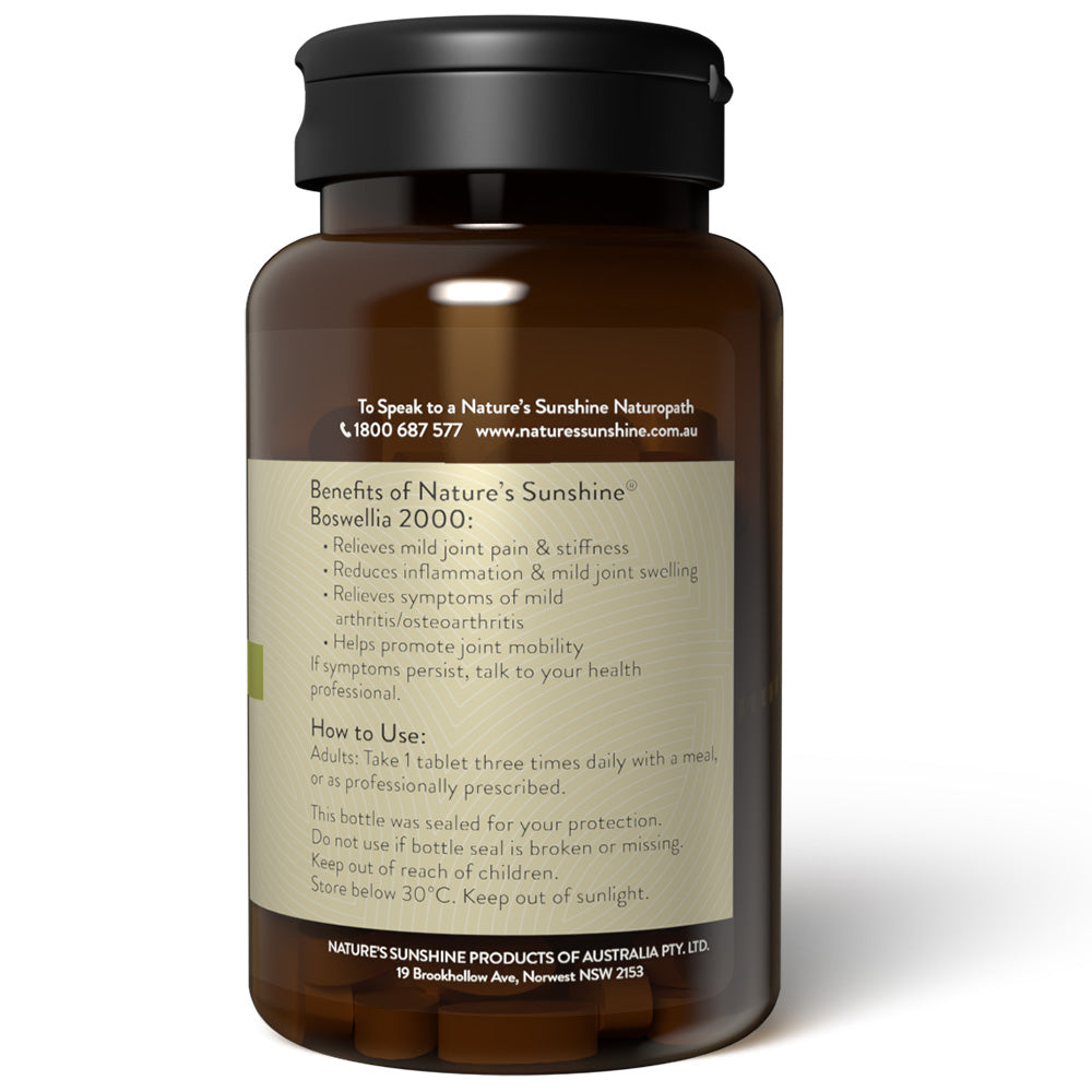 Nature's Sunshine Boswellia 2000mg 90 Tablets