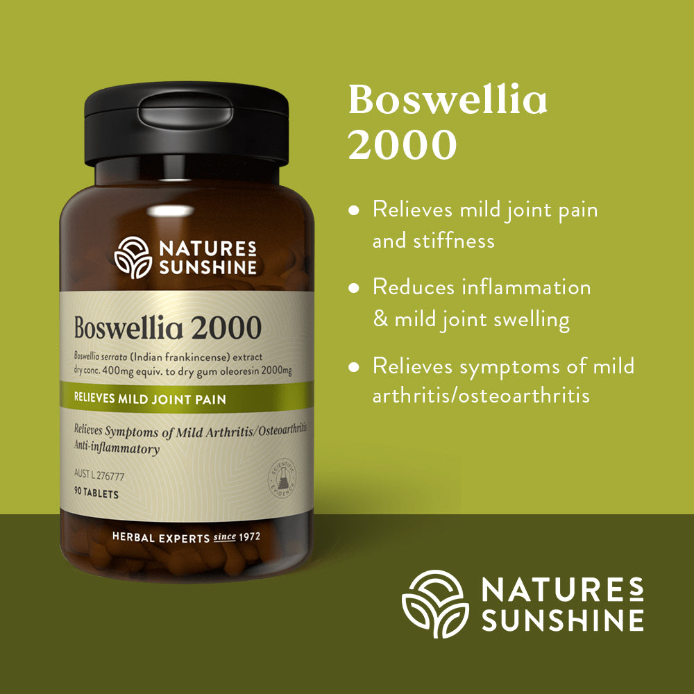 Nature's Sunshine Boswellia 2000mg 90 Tablets