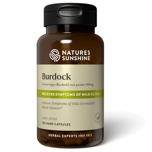 Nature's Sunshine Burdock 410mg 100 Capsules