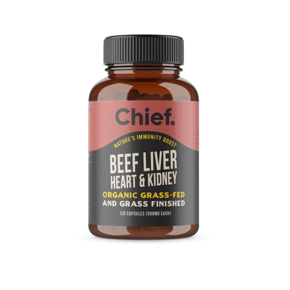 Chief. Beef Liver Heart & Kidney - 120 capsules