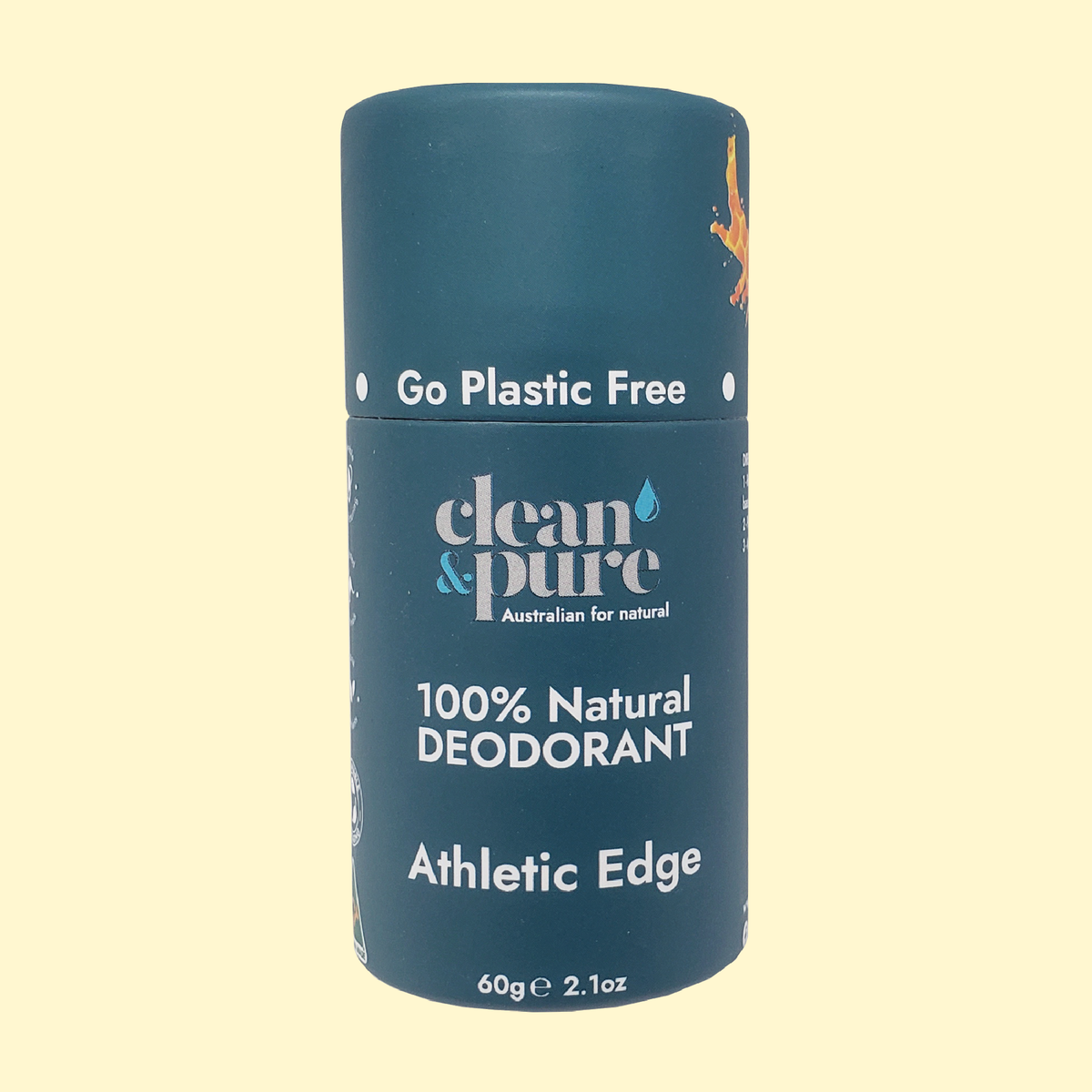 Clean & Pure - Athletic Edge Natural Deodorant 60g