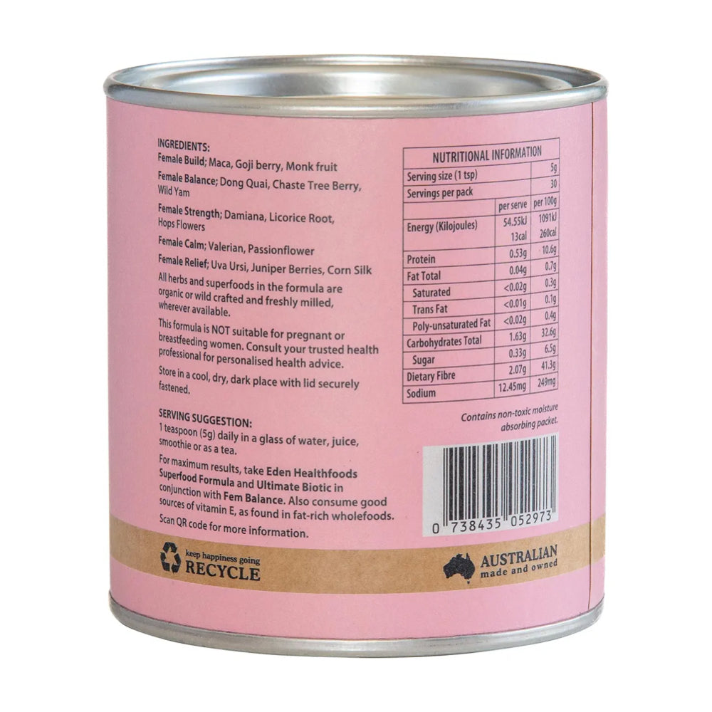 Eden Health Foods Fem Balance 150g – additional image 3