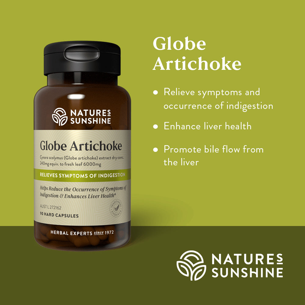 Nature's Sunshine Globe Artichoke 6000mg 90 Capsules