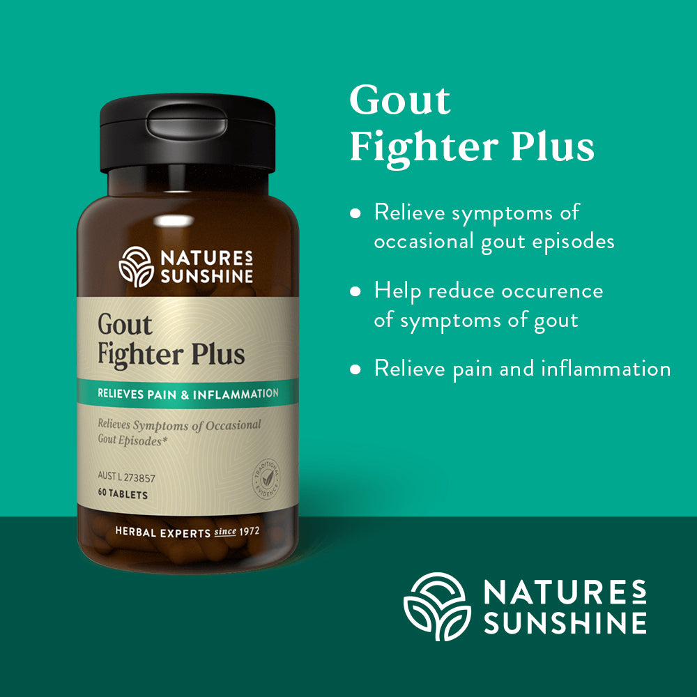 Nature's Sunshine Gout Fighter Plus 60 Tablets