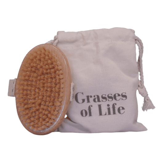 Grasses of Life Boar Bristle Dry Body Brush - 1 other