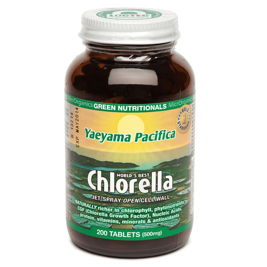 Green Nutritionals Yaeyama Pacifica Chlorella - 200 tablets