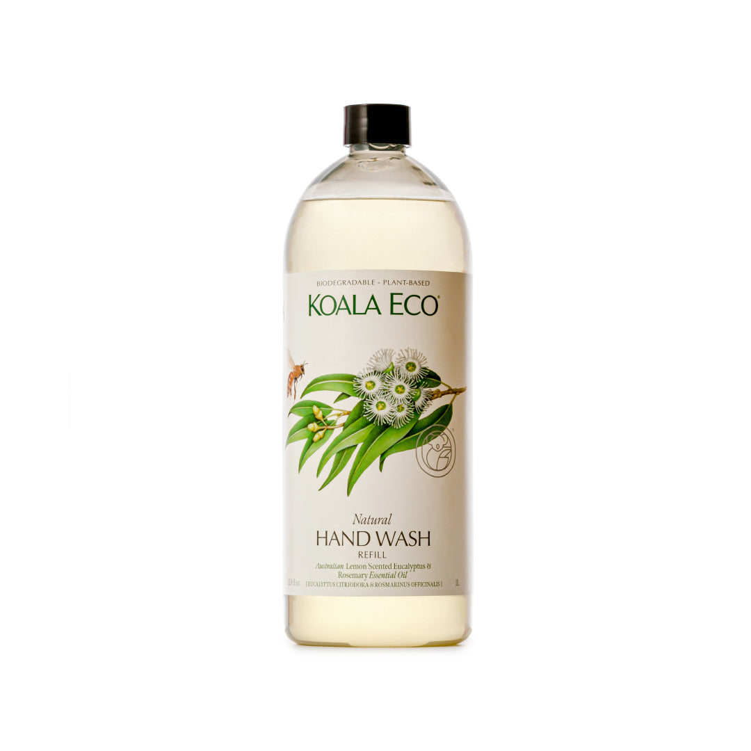 Koala Eco Lemon Scented Eucalyptus & Rosemary Hand Wash Refill – 1L