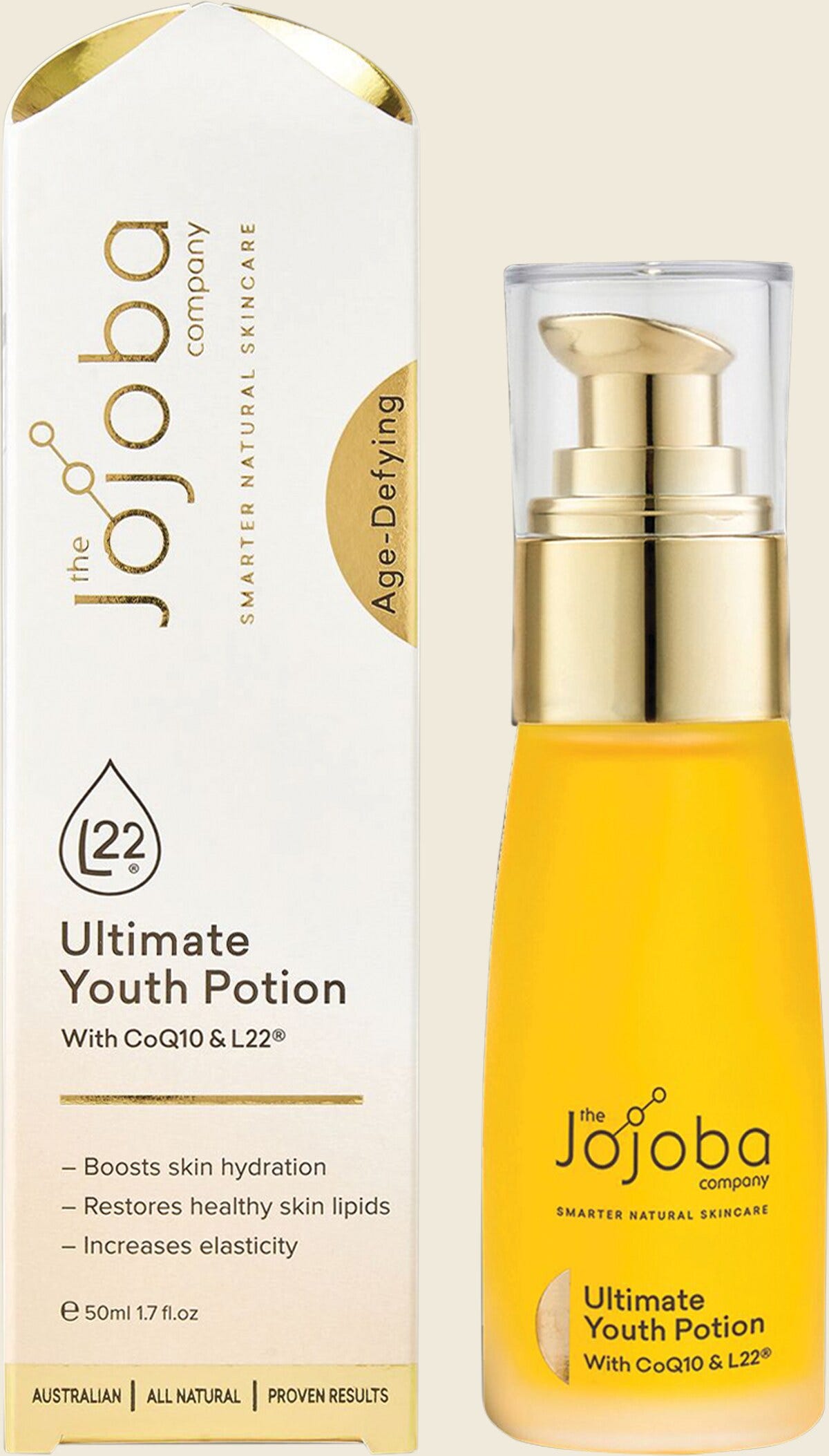 The Jojoba Company Jojoba Ultimate Youth Potion with CoQ10 & L22® 50ml
