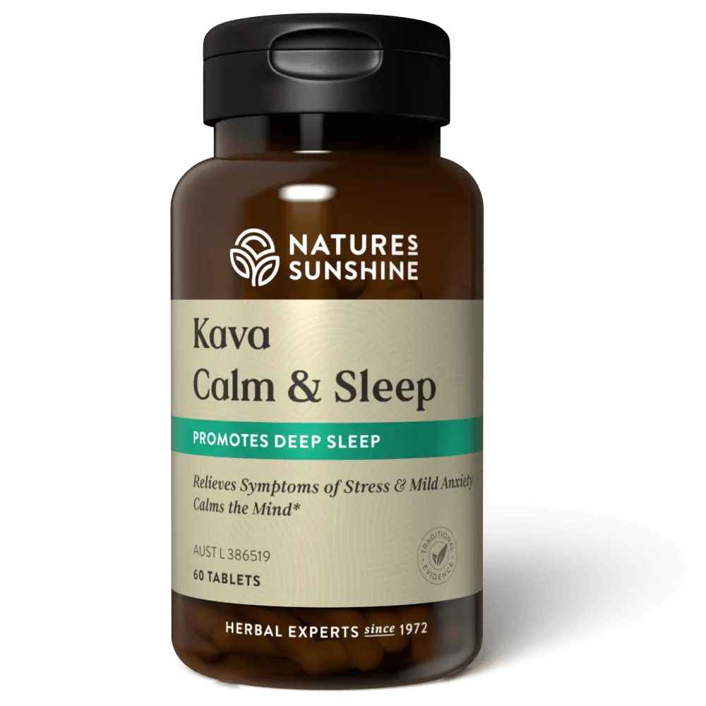 Nature's Sunshine Kava Calm & Sleep 60 Tablets