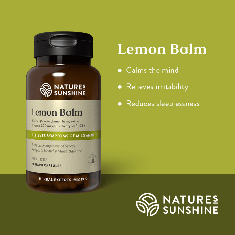 Nature's Sunshine Lemon Balm 60 Capsules