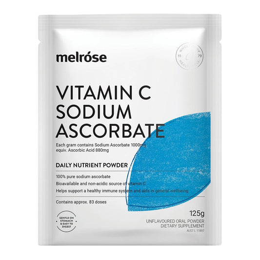 Melrose Vitamin C Sodium Ascorbate - 125 g