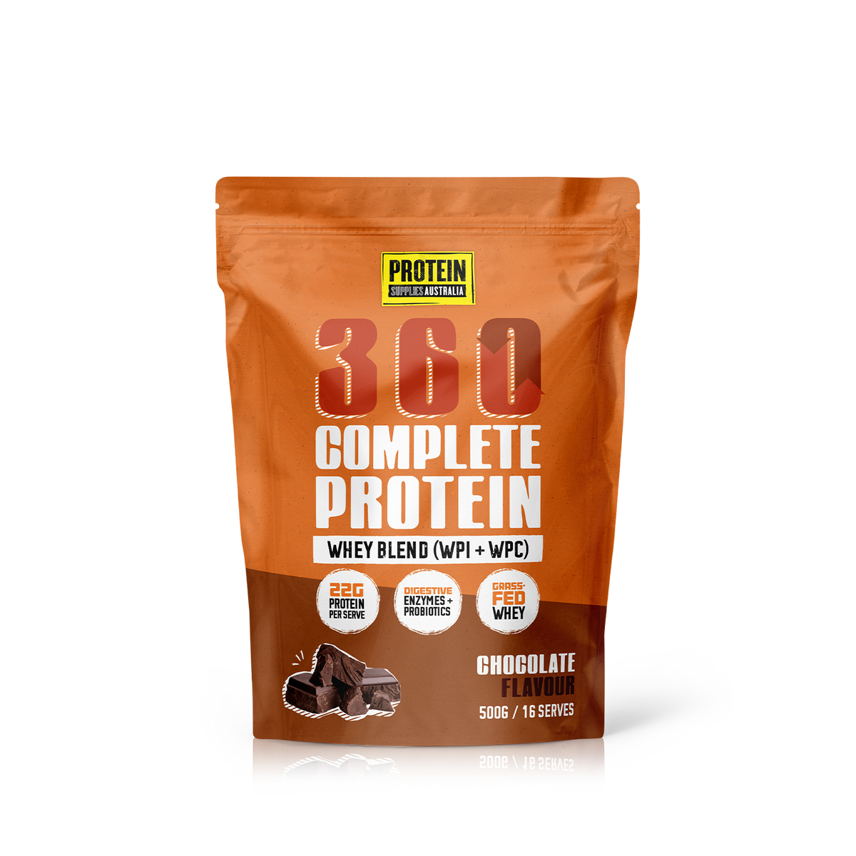 Protein Supplies 360 Complete Protein - 500 g Chocolate