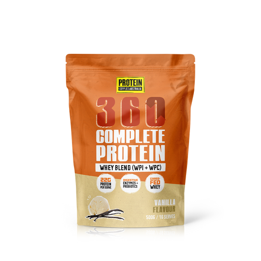 Protein Supplies 360 Complete Protein - 500 g Vanilla Bean