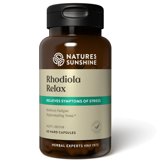 Nature's Sunshine Rhodiola Relax & Recharge 60 Capsules