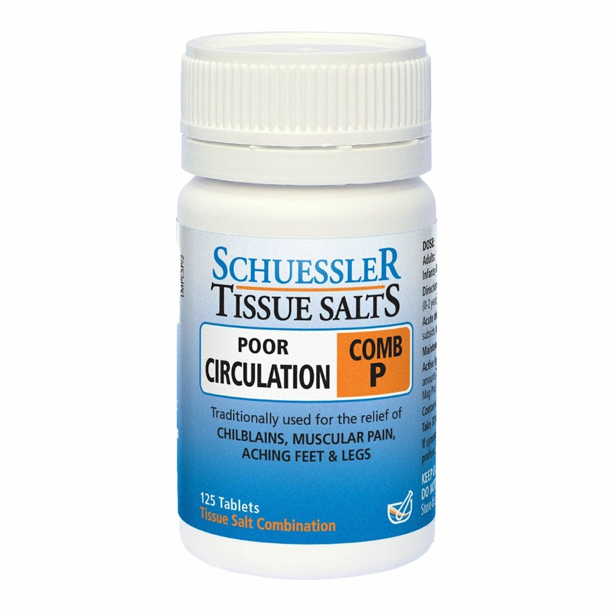 Schuessler Tissue Salts Poor Circulation Combination P - 125 tablets