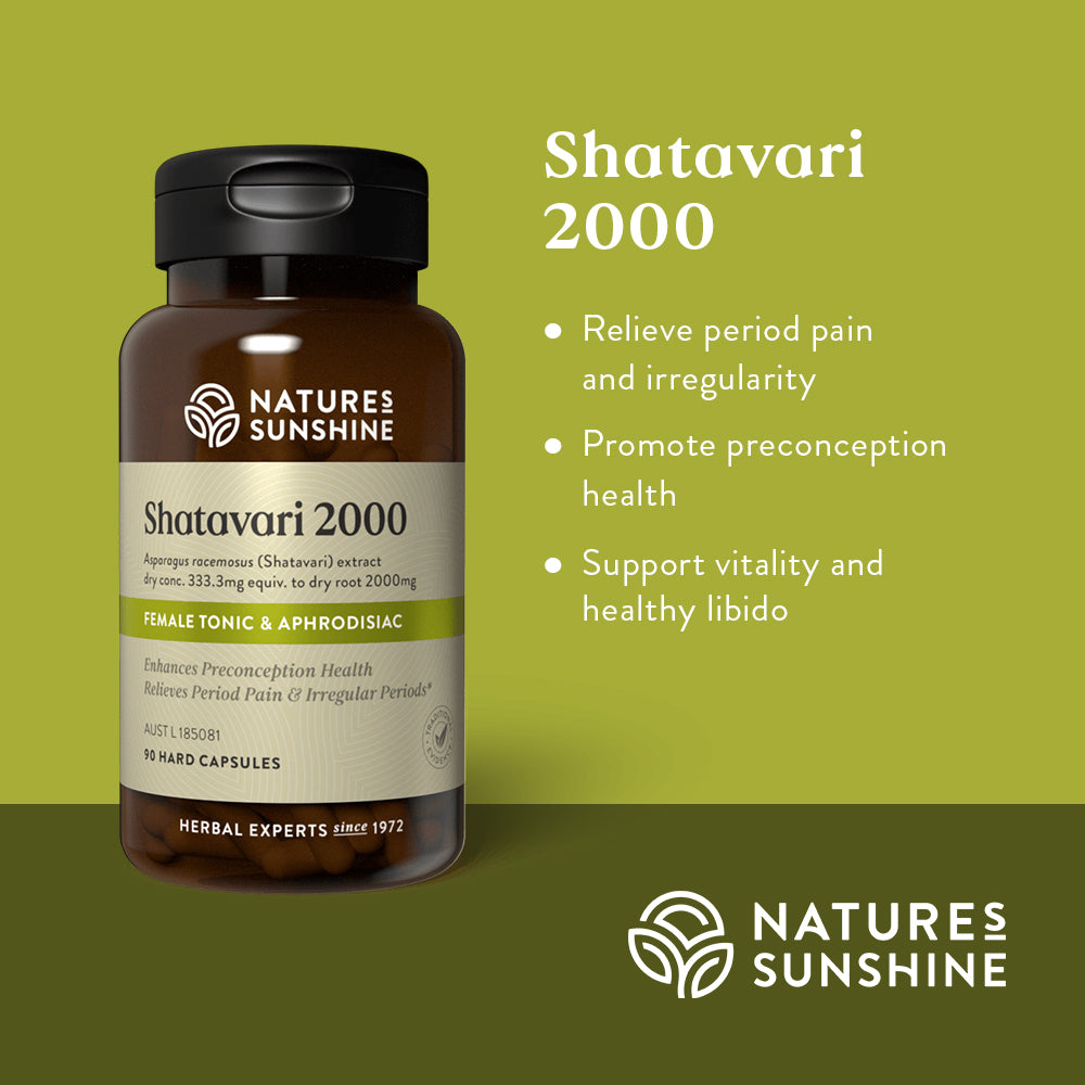 Nature's Sunshine Shatavari 2000 90 Capsules