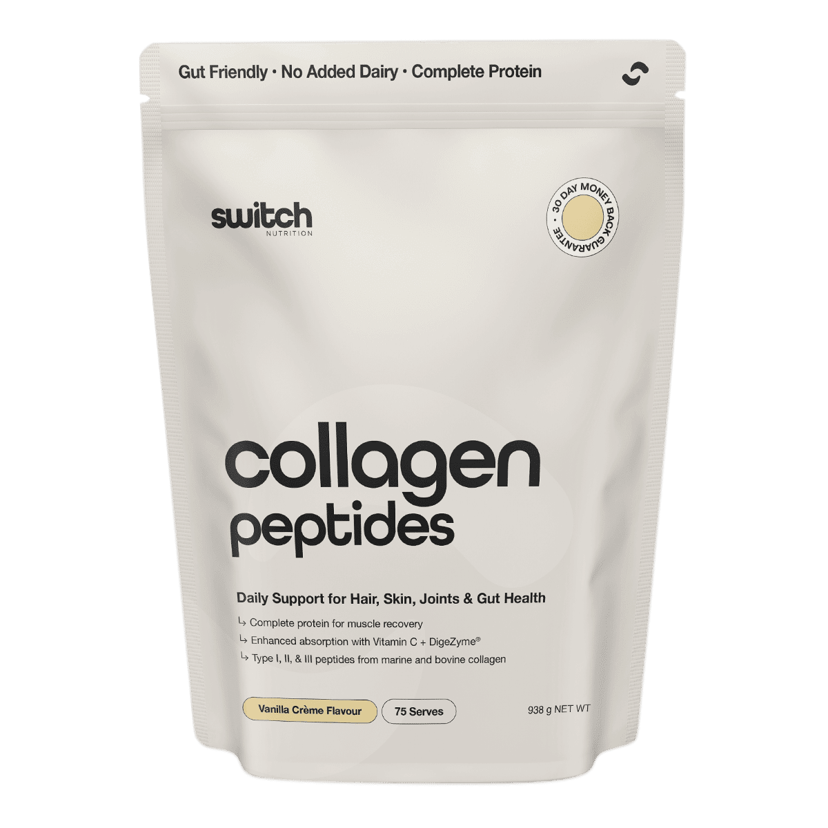 Switch Nutrition Collagen - 938 g Vanilla Crème