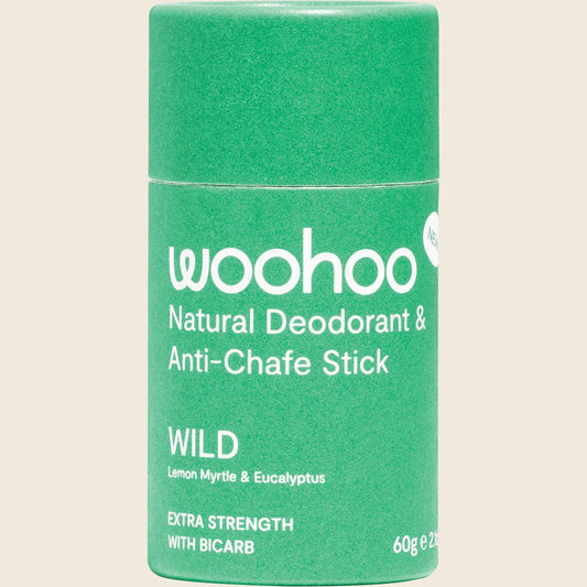 Woohoo Body Natural Deodorant Stick Wild Extra Strength 60g