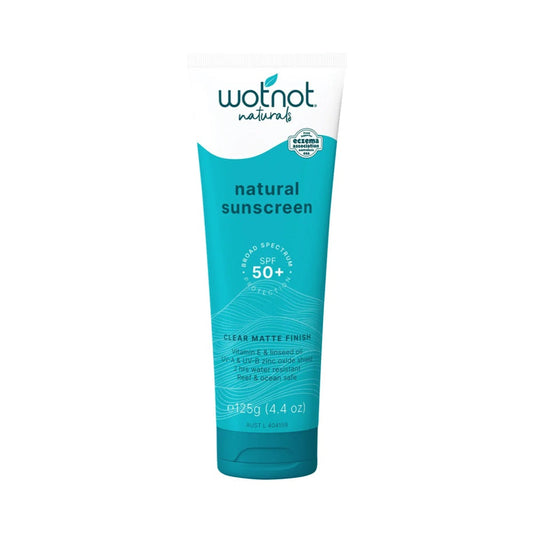Wotnot Natural Zinc Sunscreen SPF 50 125g