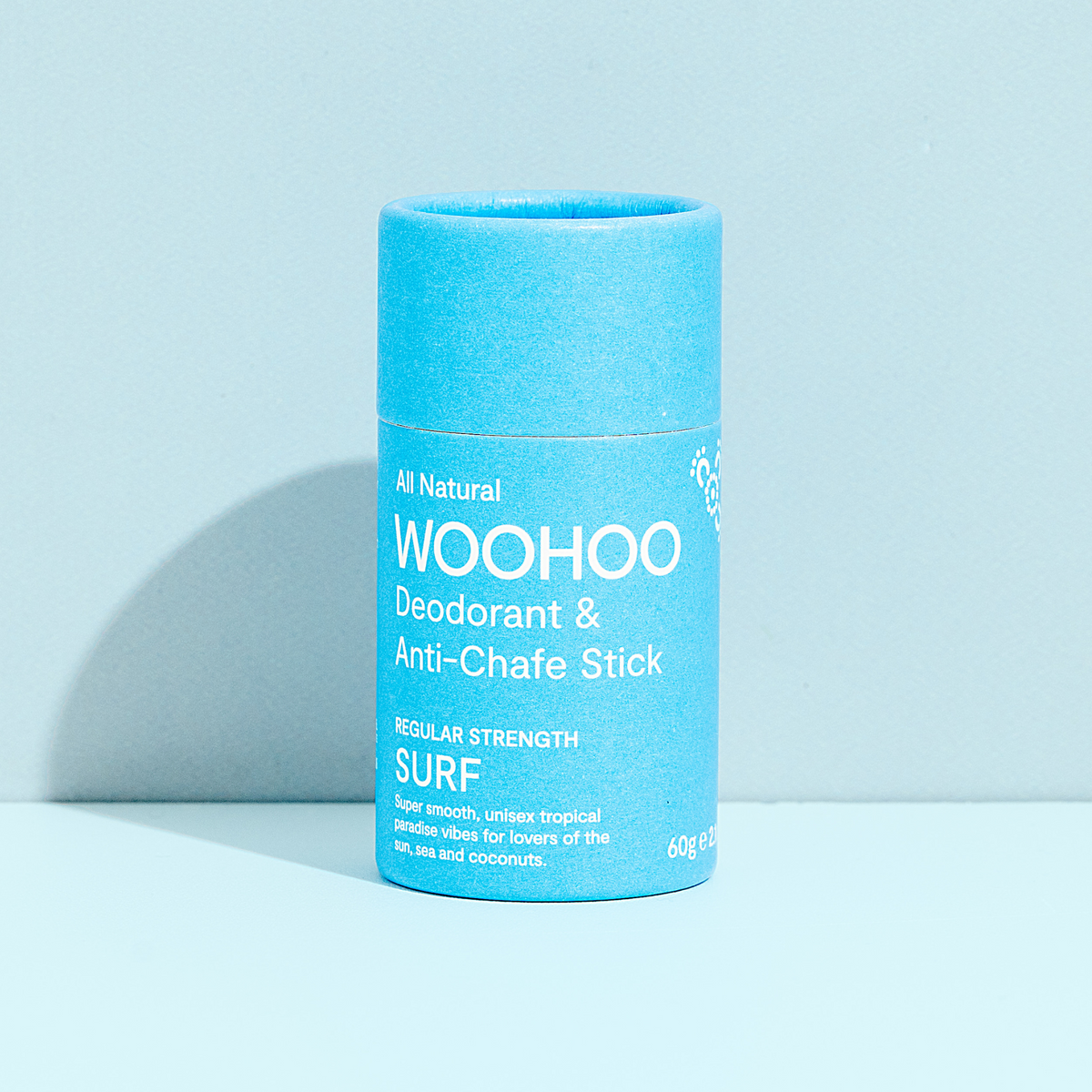 Woohoo Body Deodorant & Anti-Chafe Stick - 60 g Surf