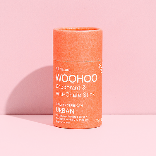 Woohoo Body Natural Deodorant Stick Urban Regular Strength 60g