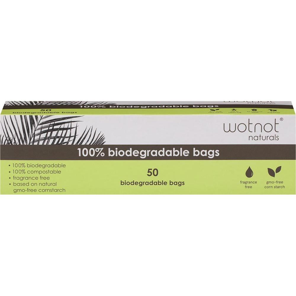 Wotnot Biodegradable Nappy Bags 100% Compostable 50pk