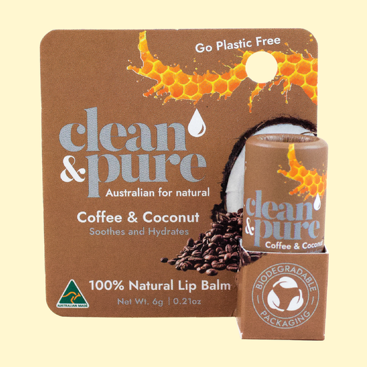 Clean & Pure Coffee & Coconut Lip Balm 6g