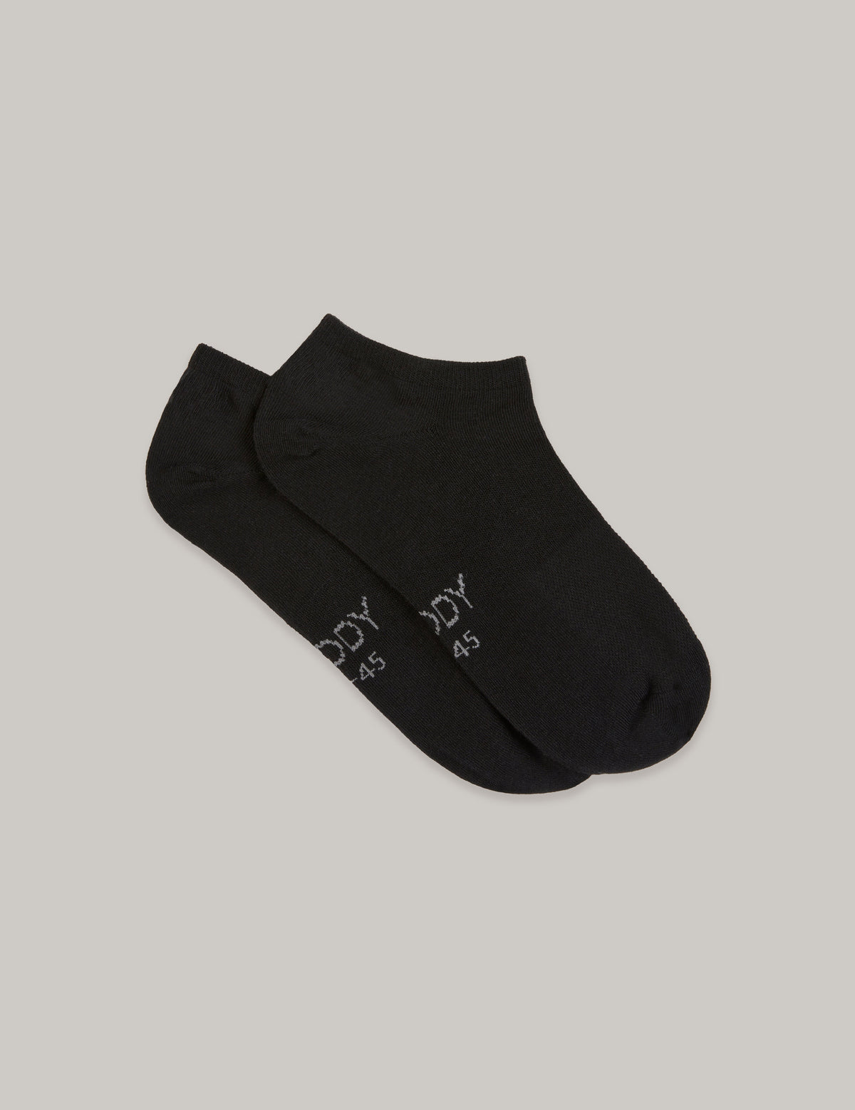 Boody Everyday No Show Socks – Black