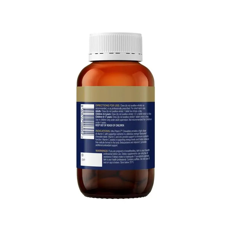 BioCeuticals Ultra Potent-C Chewables - 60 tablets Orange