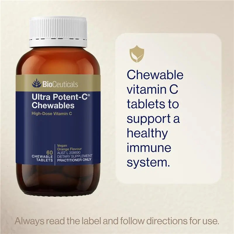 BioCeuticals Ultra Potent-C Chewables - 60 tablets Orange